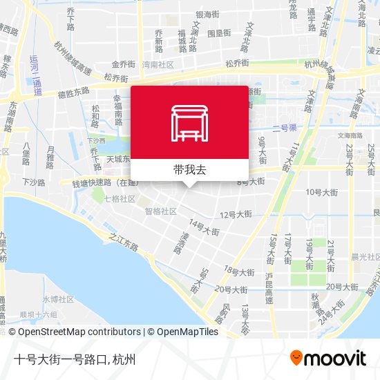 十号大街一号路口地图