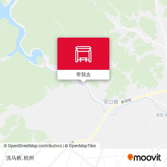 洗马桥地图