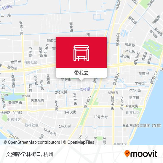 文溯路学林街口地图