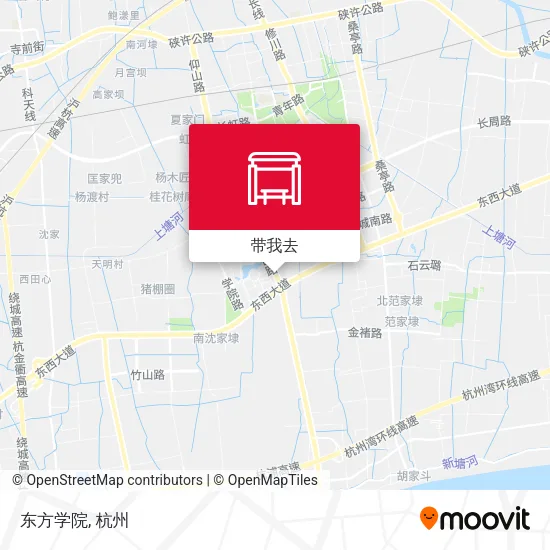 东方学院地图