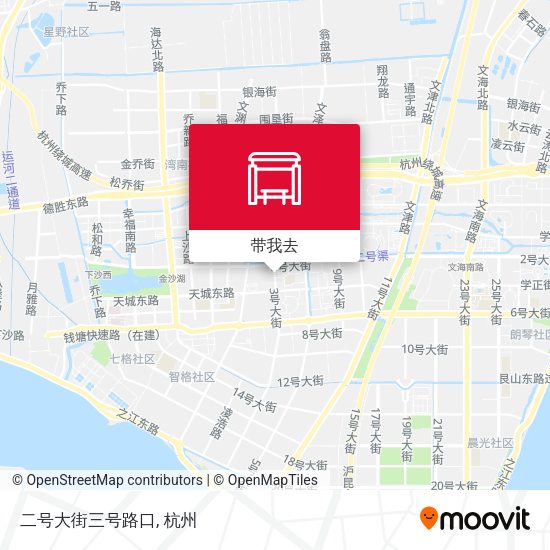 二号大街三号路口地图