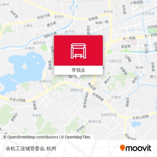 余杭工业城管委会地图