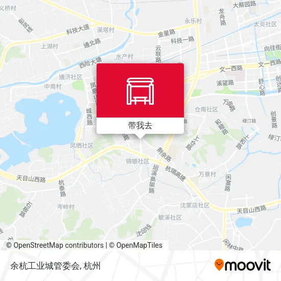 余杭工业城管委会地图