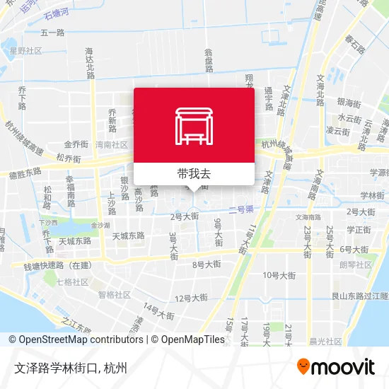 文泽路学林街口地图