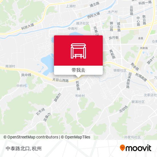 中泰路北口地图