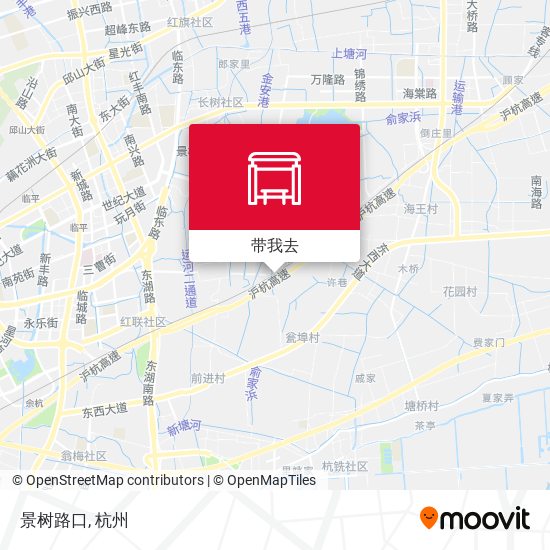 景树路口地图