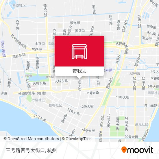 三号路四号大街口地图