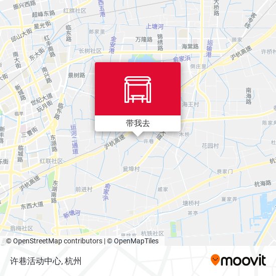 许巷活动中心地图
