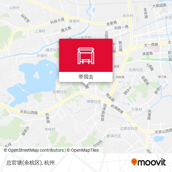 总官塘(余杭区)地图
