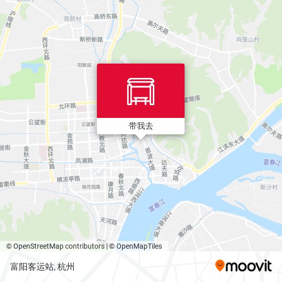 富阳客运站地图