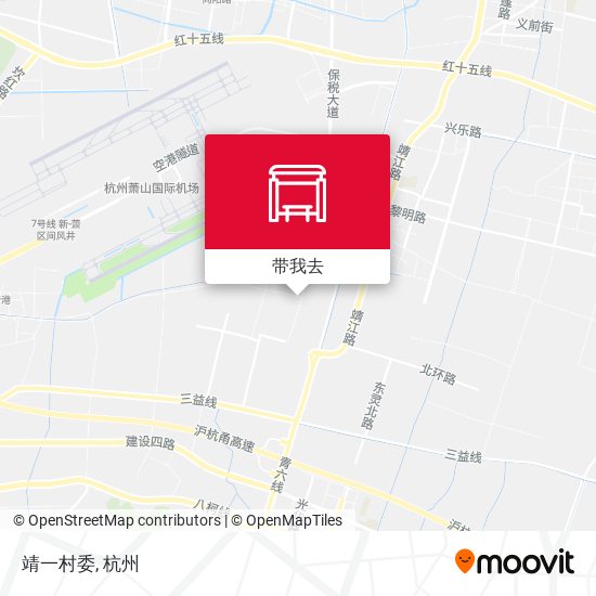 靖一村委地图