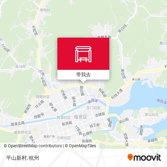 平山新村地图