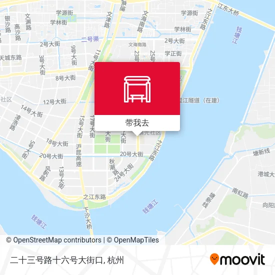 二十三号路十六号大街口地图