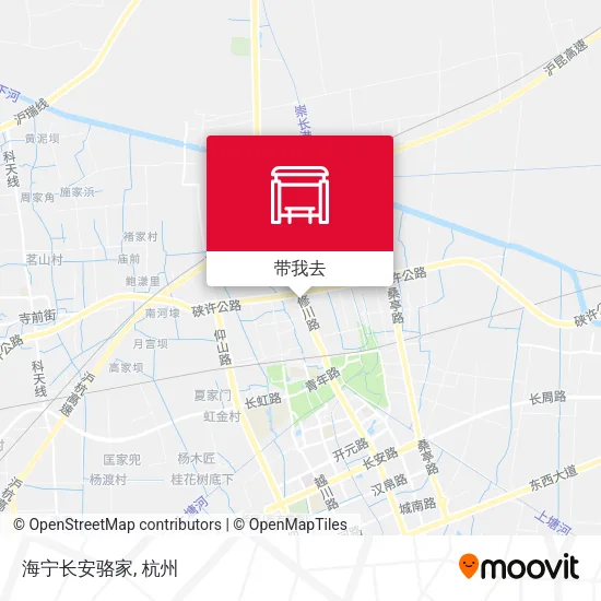 海宁长安骆家地图