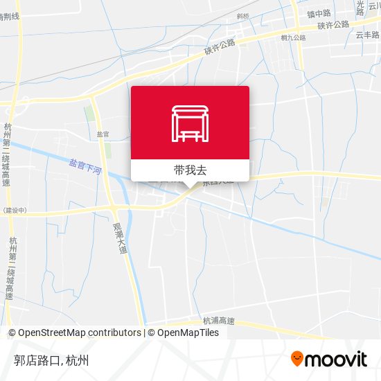 郭店路口地图