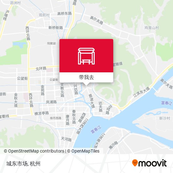 城东市场地图