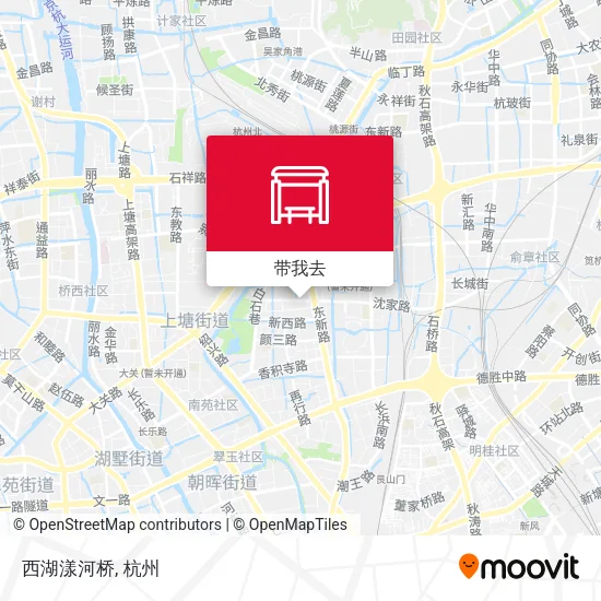 西湖漾河桥地图