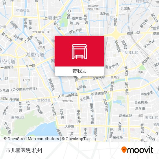 市儿童医院地图