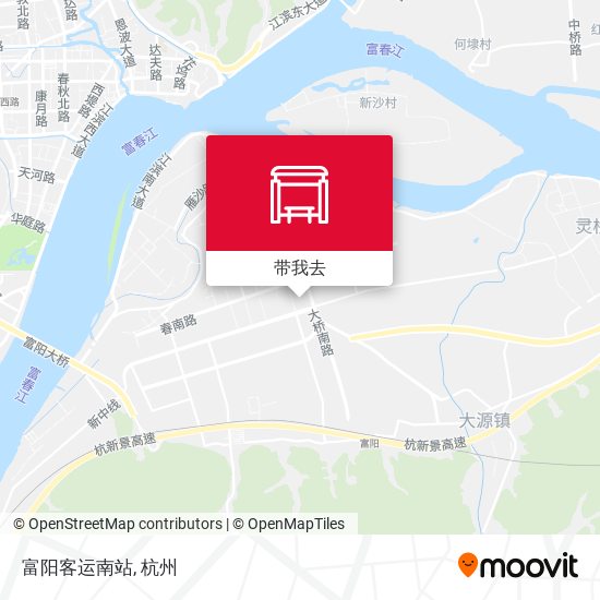 富阳客运南站地图