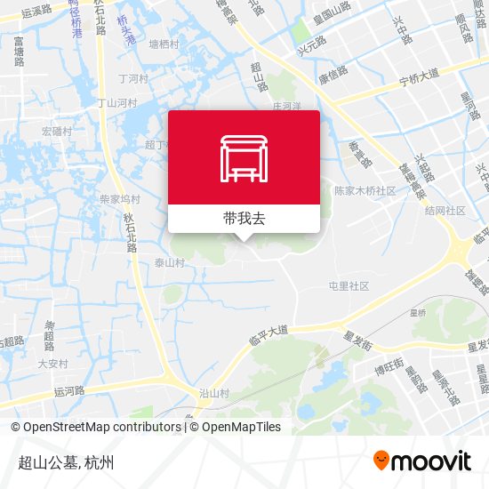 超山公墓地图