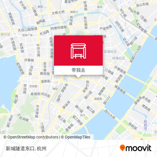 新城隧道东口地图