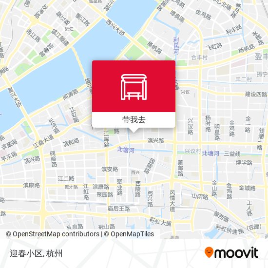 迎春小区地图