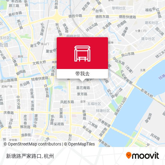 新塘路严家路口地图