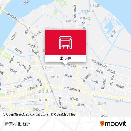 新安村北地图