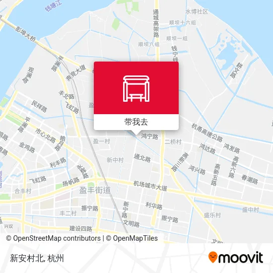 新安村北地图