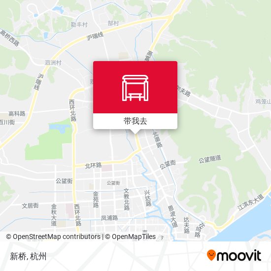 新桥地图