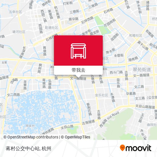 蒋村公交中心站地图