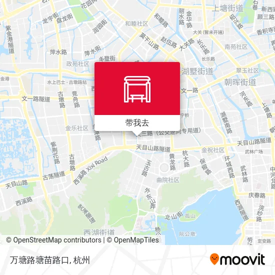 万塘路塘苗路口地图