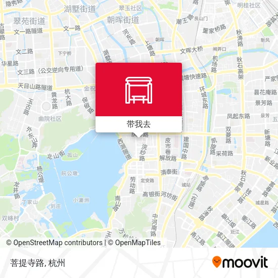 菩提寺路地图