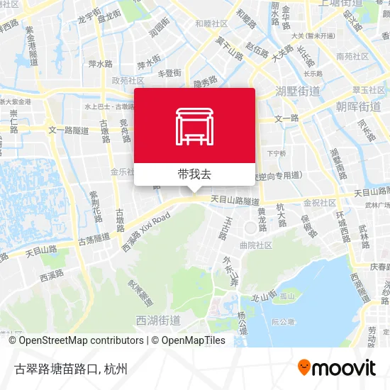 古翠路塘苗路口地图