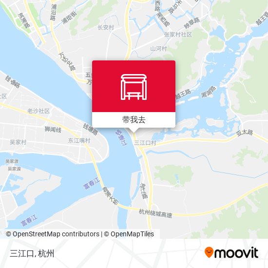 三江口地图