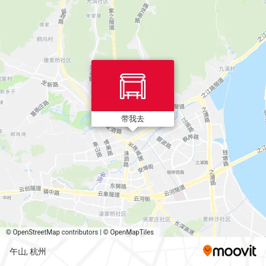 午山地图