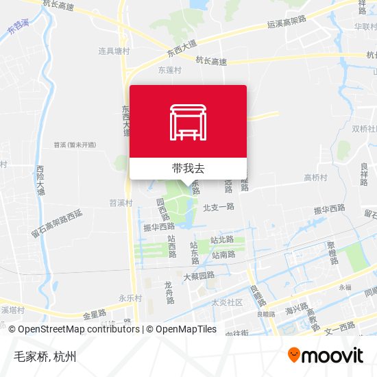 毛家桥地图