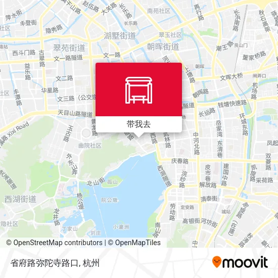 省府路弥陀寺路口地图
