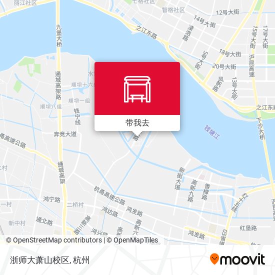 浙师大萧山校区地图