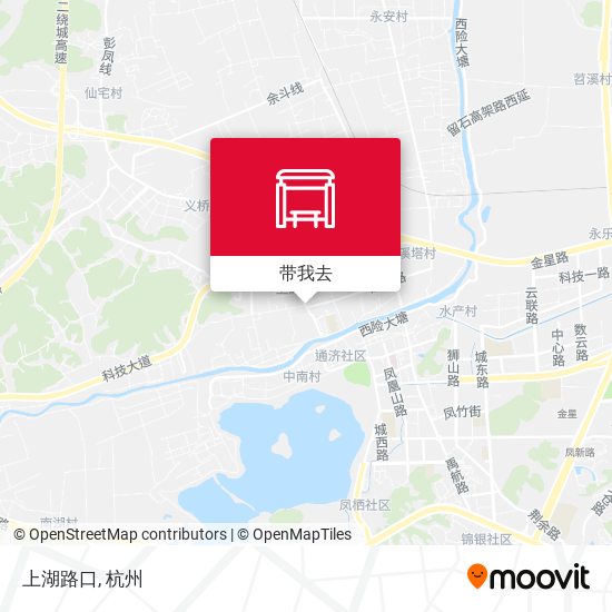 上湖路口地图