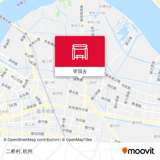 二桥村地图