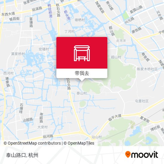 泰山路口地图