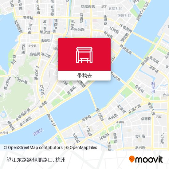 望江东路路鲲鹏路口地图