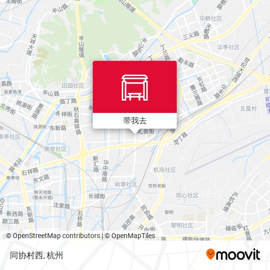 同协村西地图