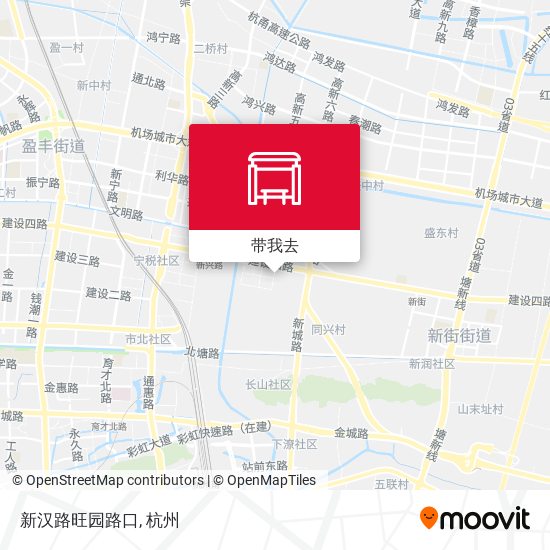 新汉路旺园路口地图