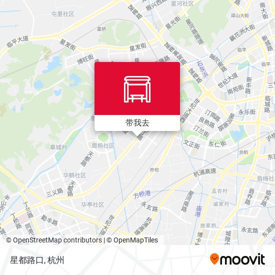 星都路口地图