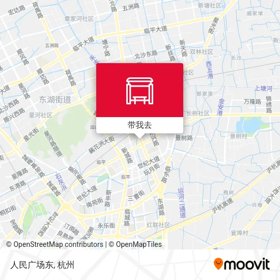 人民广场东地图