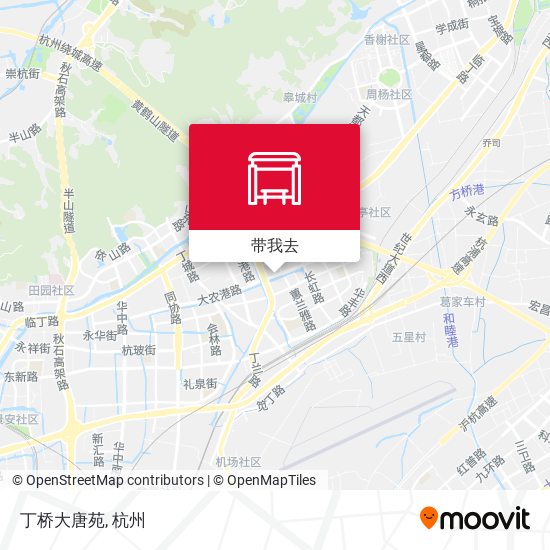 丁桥大唐苑地图