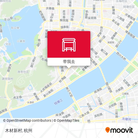 木材新村地图