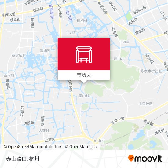 泰山路口地图